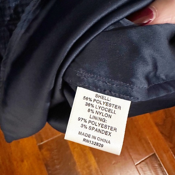 Revolve Tularosa Augustine Dress Women’s Navy Ruffle Puff Sleeve Mini Cocktail - Picture 5 of 10